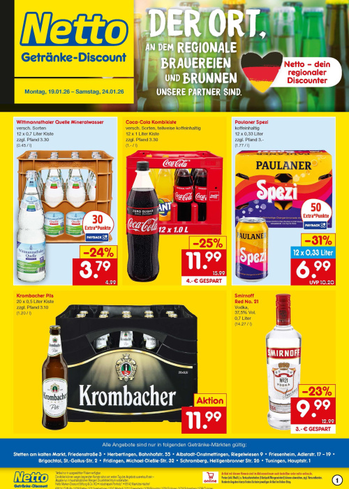 Getränkemarkt in deiner Nähe