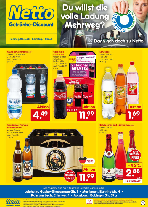 Getränkemarkt in deiner Nähe