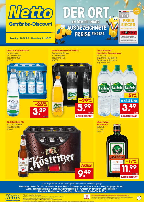 Getränkemarkt in deiner Nähe