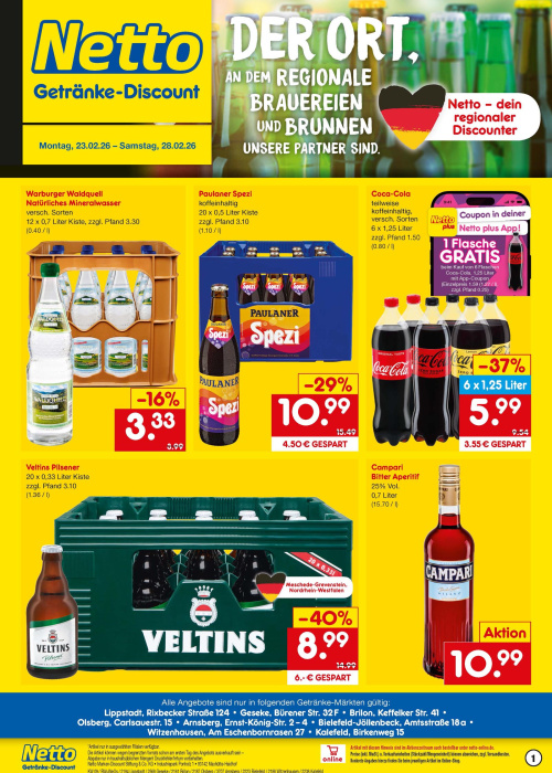 Getränkemarkt in deiner Nähe