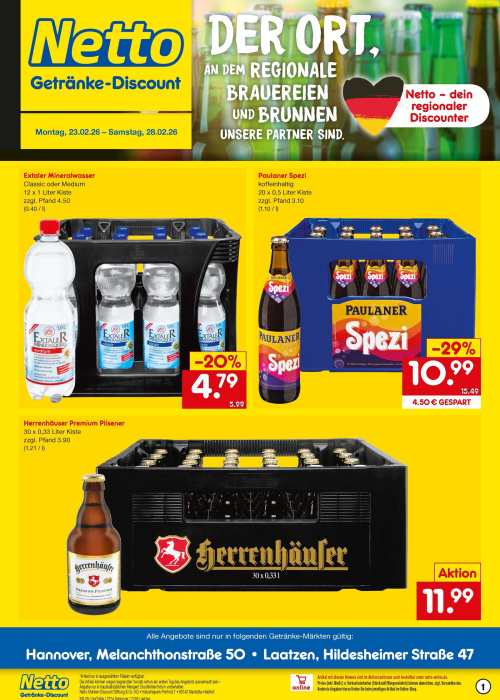 Getränkemarkt in deiner Nähe