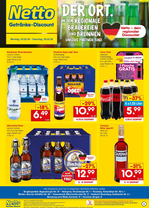 Getränkemarkt in deiner Nähe