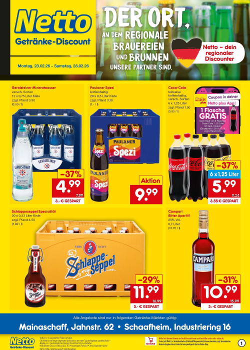 Getränkemarkt in deiner Nähe