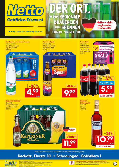 Getränkemarkt in deiner Nähe