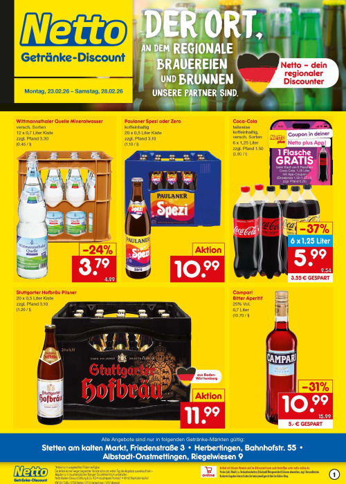 Getränkemarkt in deiner Nähe