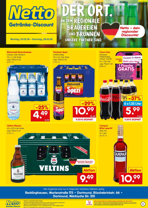 Getränkemarkt in deiner Nähe