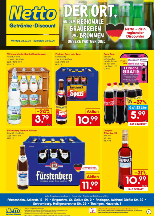 Getränkemarkt in deiner Nähe