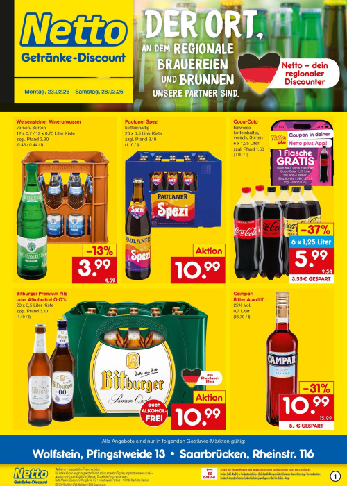 Getränkemarkt in deiner Nähe