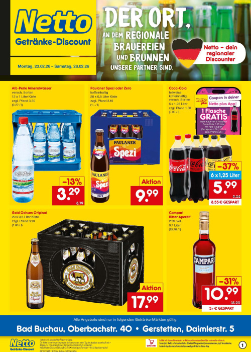 Getränkemarkt in deiner Nähe