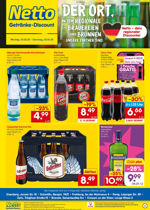 Getränkemarkt in deiner Nähe