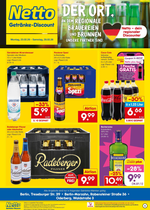 Getränkemarkt in deiner Nähe