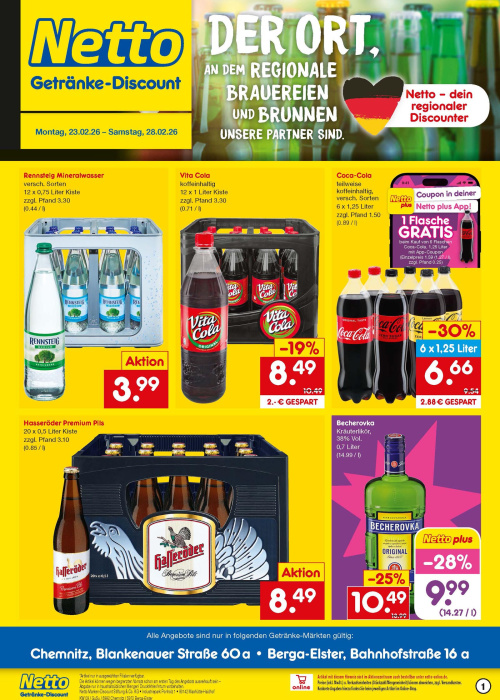 Getränkemarkt in deiner Nähe