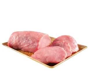 Strohschwein-Lachsbraten oder -Minutensteak