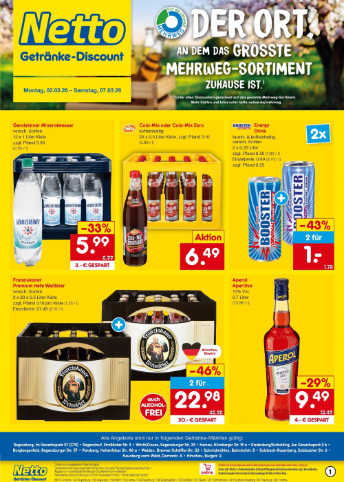 Getränkemarkt in deiner Nähe