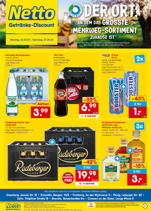 Getränkemarkt in deiner Nähe