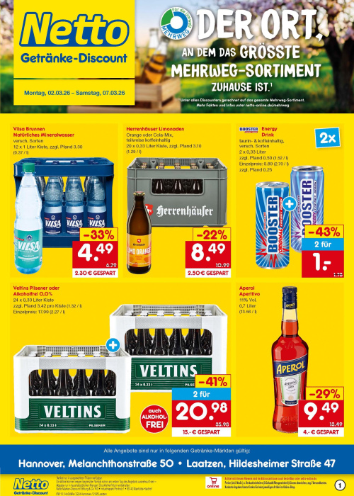 Getränkemarkt in deiner Nähe