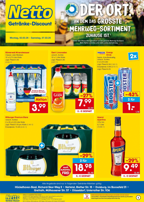 Getränkemarkt in deiner Nähe