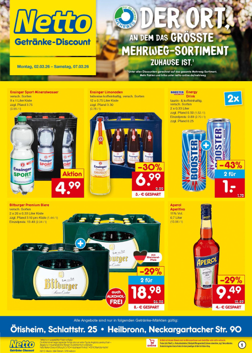 Getränkemarkt in deiner Nähe