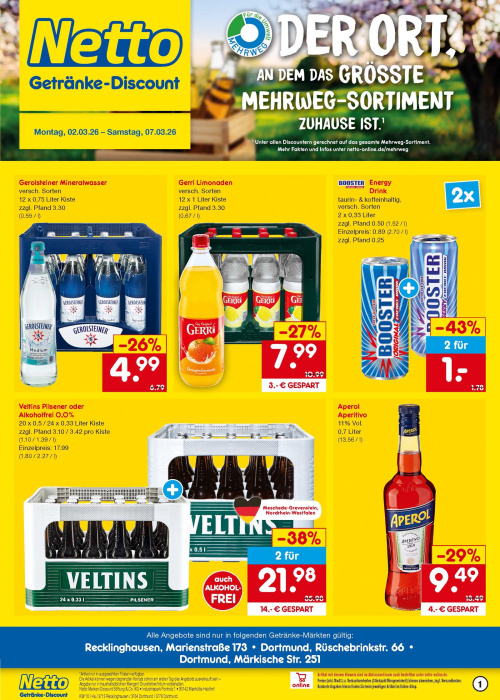 Getränkemarkt in deiner Nähe