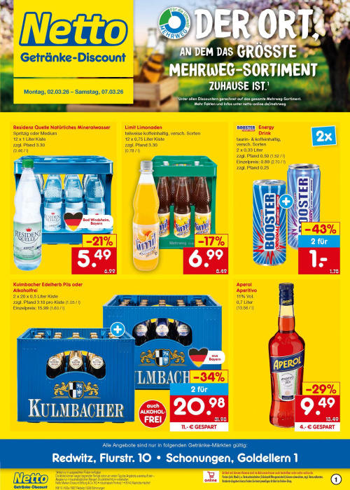 Getränkemarkt in deiner Nähe