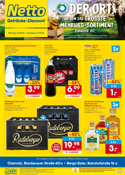 Getränkemarkt in deiner Nähe