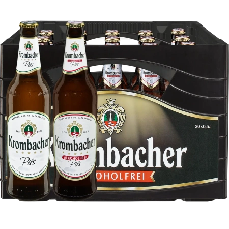 Krombacher Pils oder Alkoholfrei