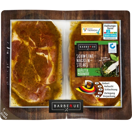 Schweine-Nackensteaks