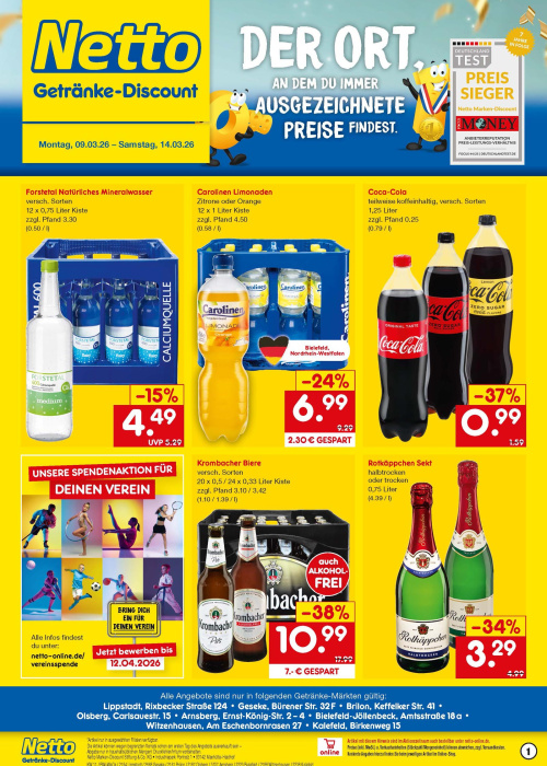 Getränkemarkt in deiner Nähe