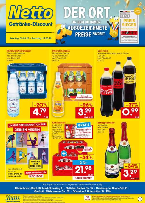 Getränkemarkt in deiner Nähe