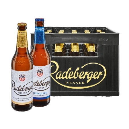 Radeberger Pilsner oder Alkoholfrei