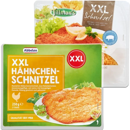 XXL Schweine- oder Hähnchenschnitzel