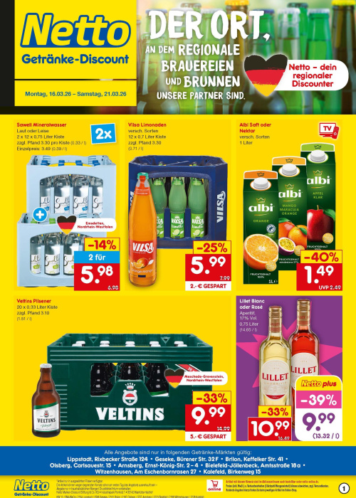 Getränkemarkt in deiner Nähe