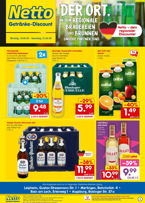 Getränkemarkt in deiner Nähe