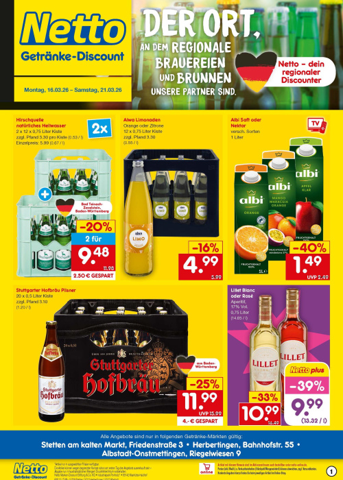 Getränkemarkt in deiner Nähe