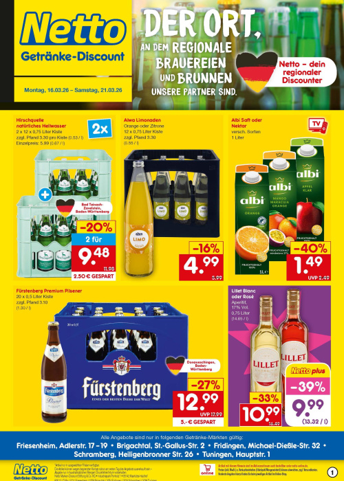 Getränkemarkt in deiner Nähe