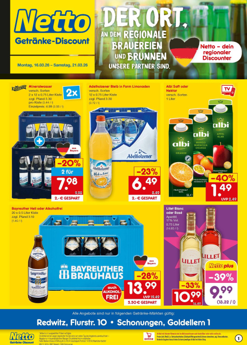 Getränkemarkt in deiner Nähe