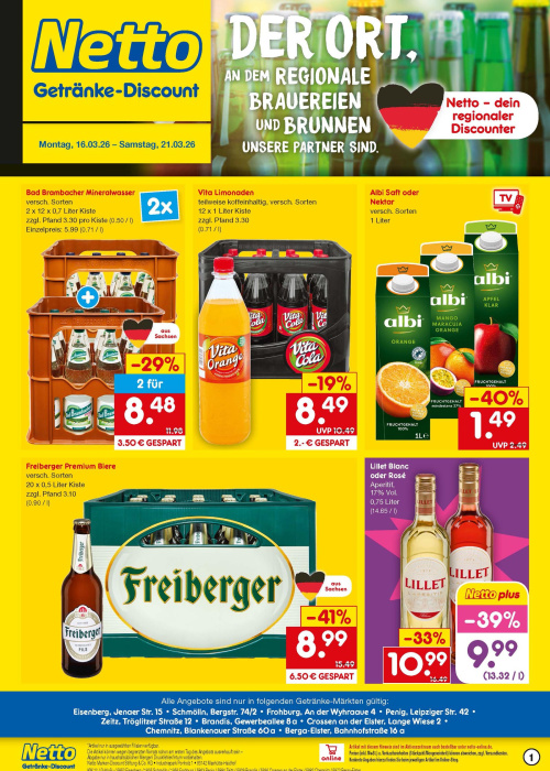 Getränkemarkt in deiner Nähe