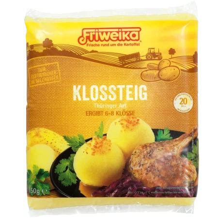 Friweika grüne Klöße oder Kloßteig Thüringer Art