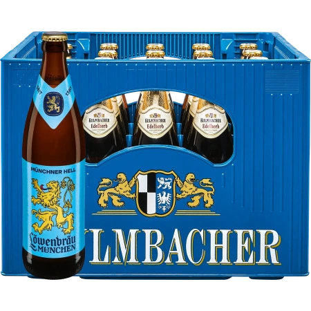 Kulmbacher Edelherb Pils oder Löwenbräu Original
