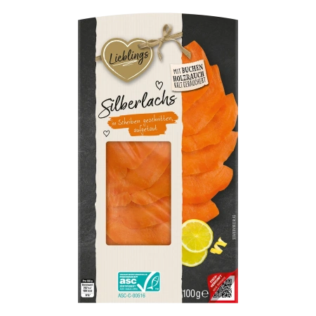 Silberlachs geräuchert