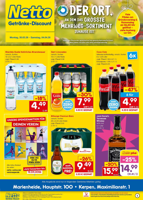 Getränkemarkt in deiner Nähe