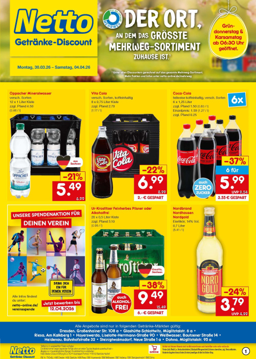 Getränkemarkt in deiner Nähe