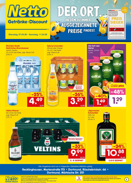 Getränkemarkt in deiner Nähe