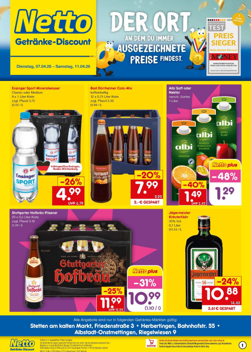 Getränkemarkt in deiner Nähe