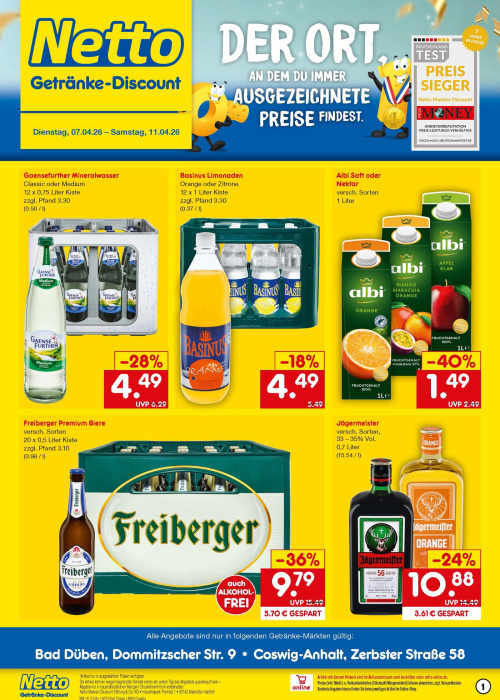 Getränkemarkt in deiner Nähe