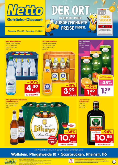 Getränkemarkt in deiner Nähe