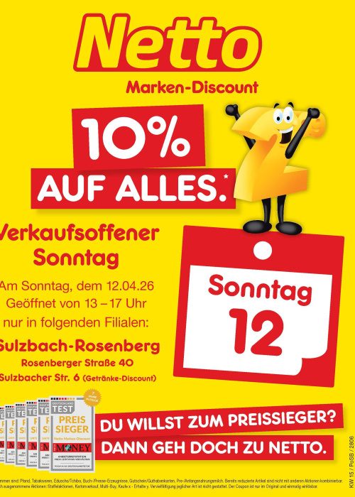 Verkaufsoffener Sonntag deiner Nähe