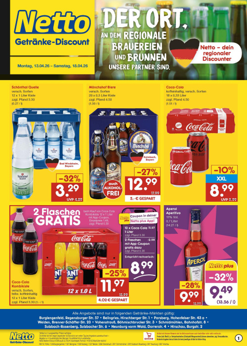 Getränkemarkt in deiner Nähe