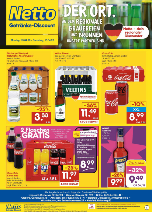 Getränkemarkt in deiner Nähe