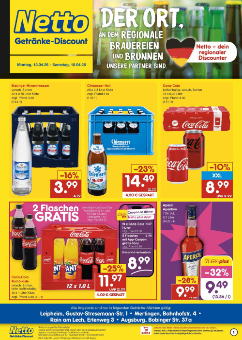 Getränkemarkt in deiner Nähe